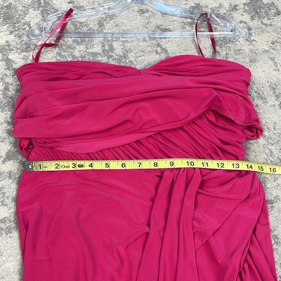 NWT Ieena Mac Duggal 11565 Strapless Sweetheart Neckline Ruched Dress Mini Sz 8 - Picture 12 of 14